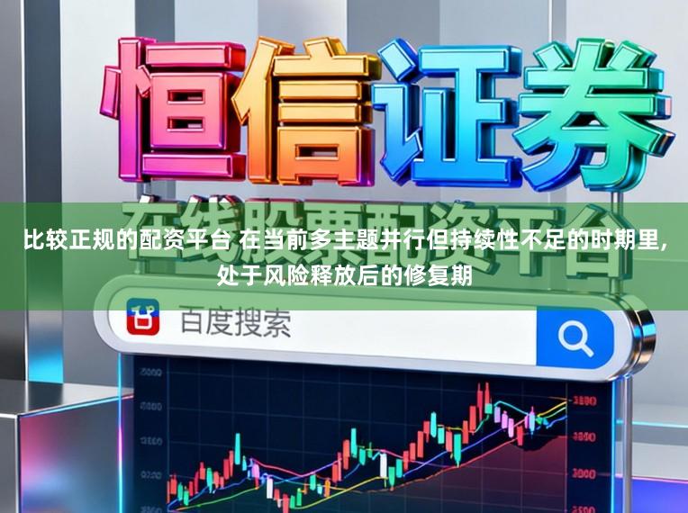 比较正规的配资平台 在当前多主题并行但持续性不足的时期里，处于风险释放后的修复期
